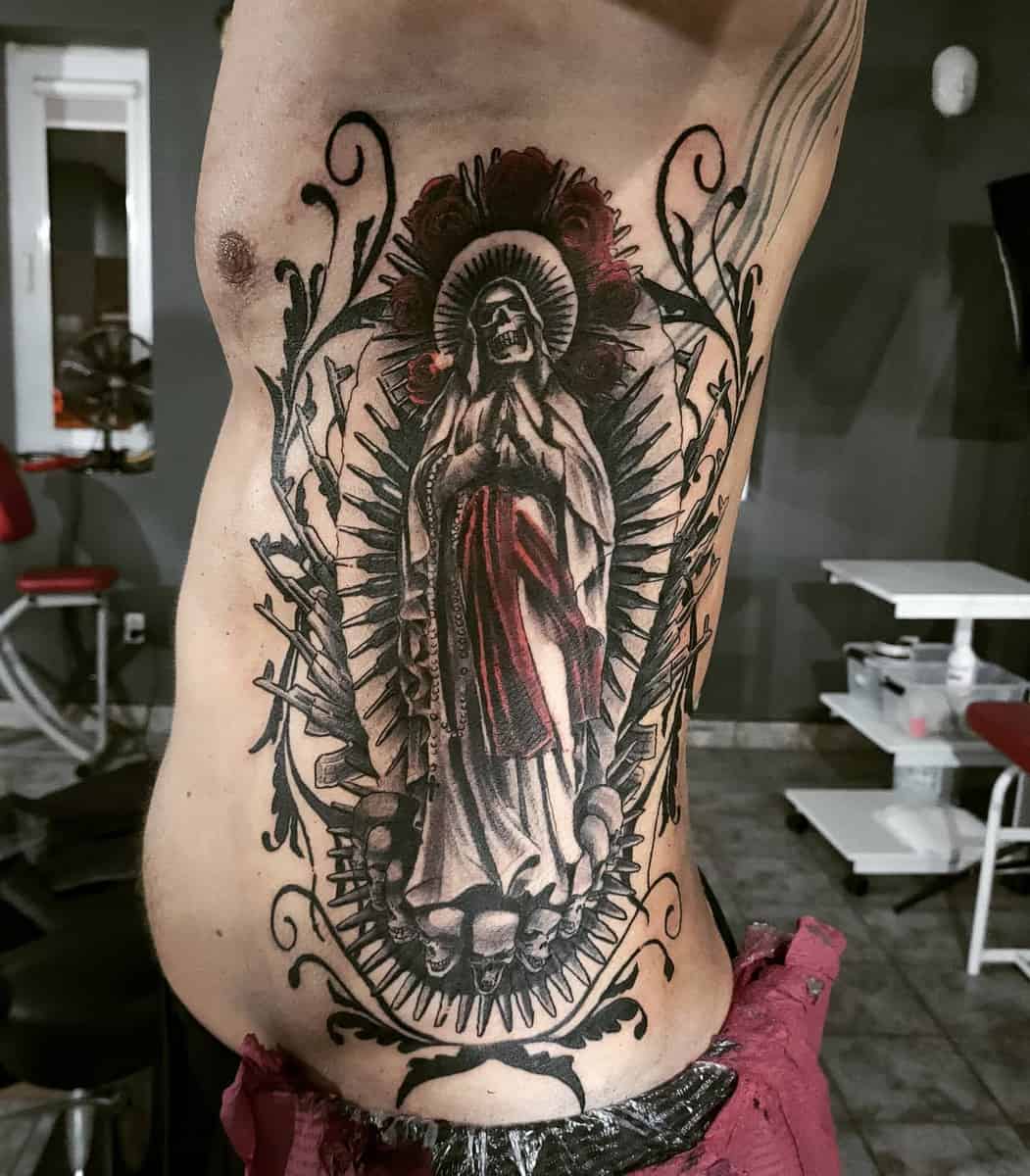 Santisima Santa Muerte Tattoo -tattoo_temple_wyszkow