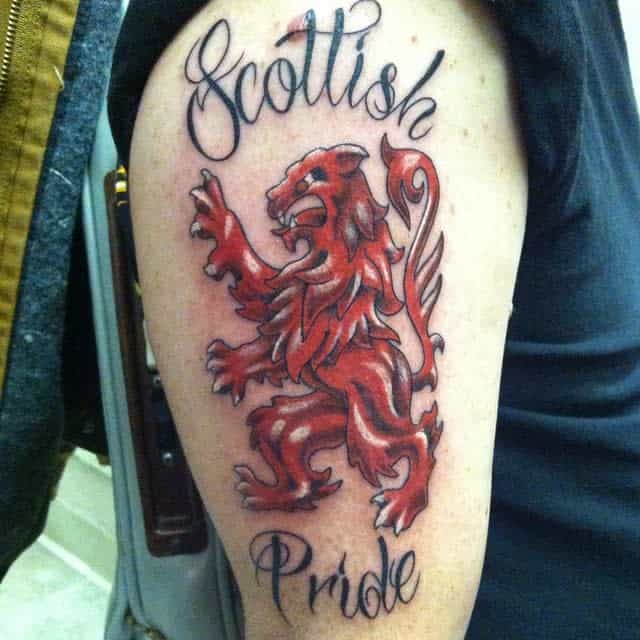 Scottish Lion Tattoo Jessotat2