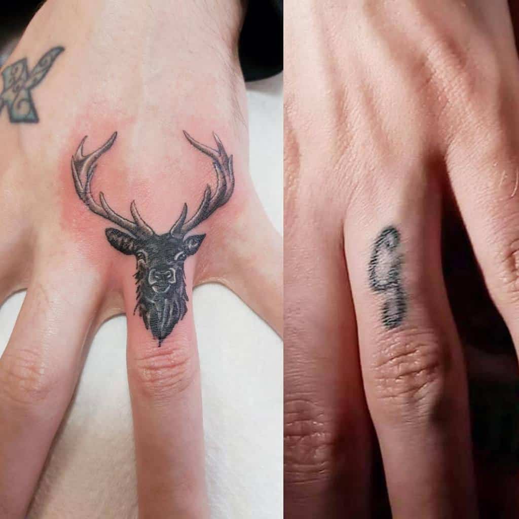 Scottish Stag Tattoo Voodooloungetattoostudio