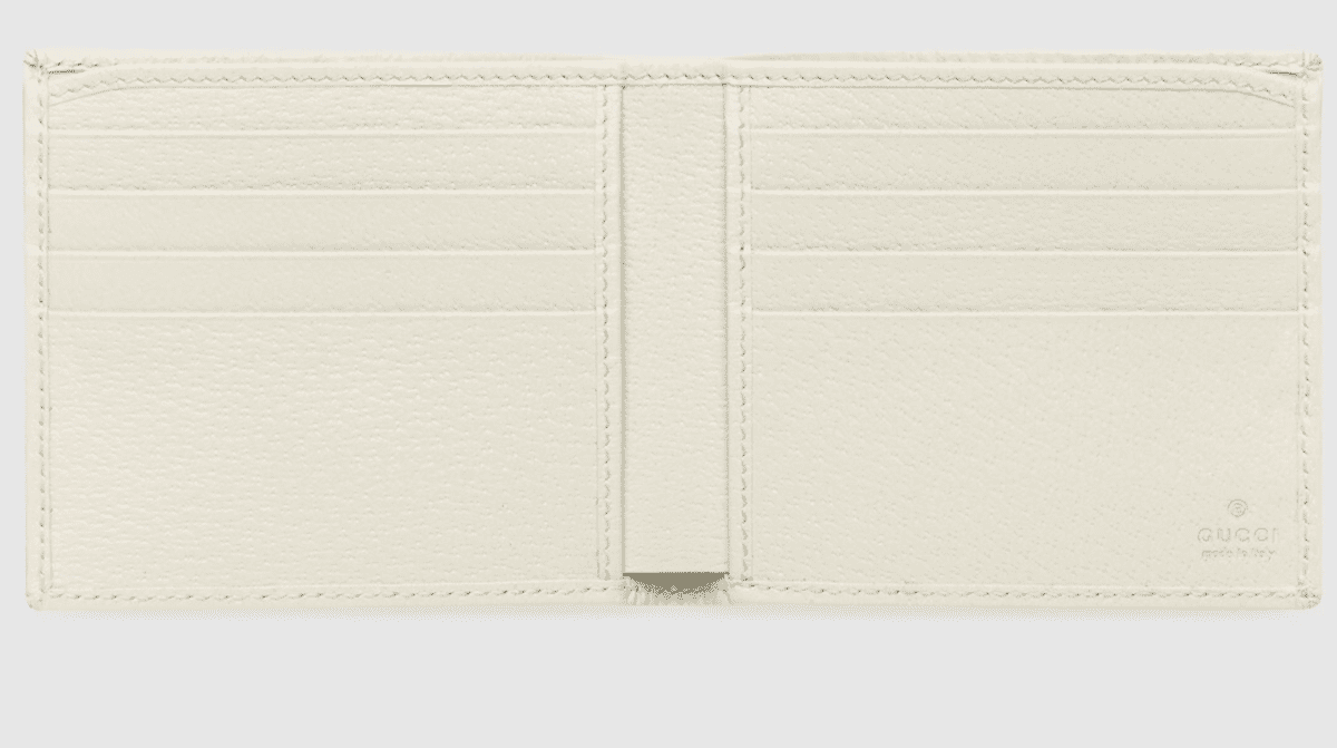 Gucci Ophidia Wallet - White Leather Interior