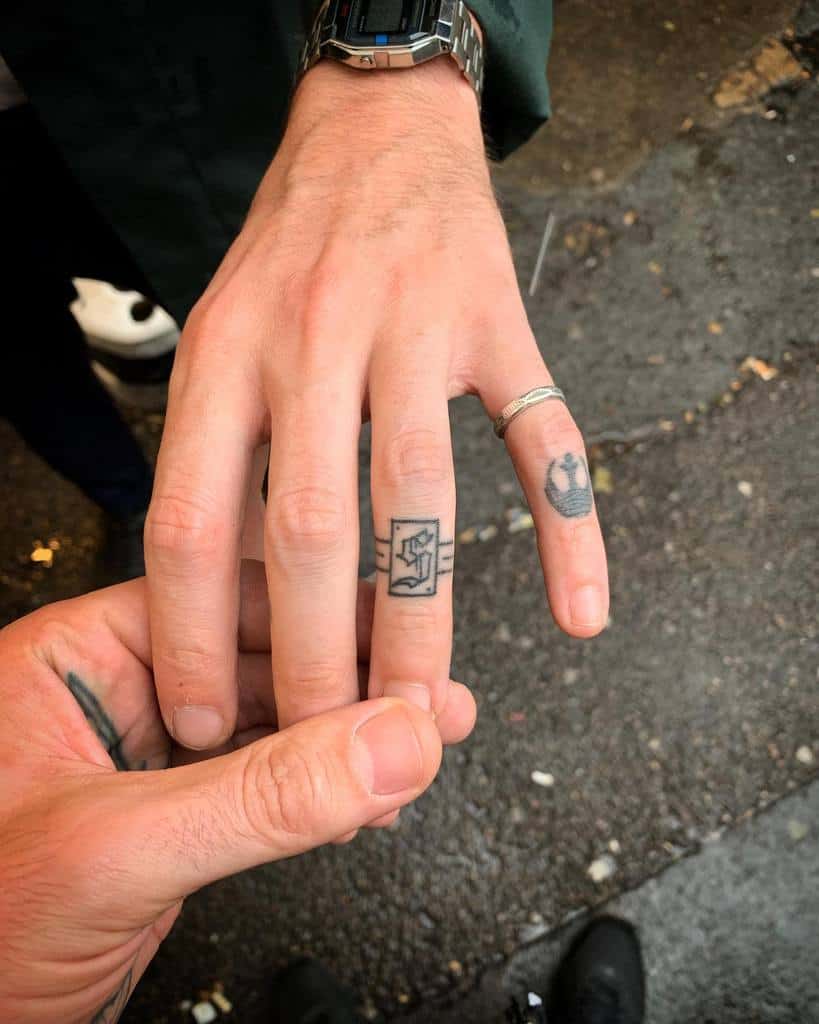 Script And Lettering Ring Tattoo Kirkbudden