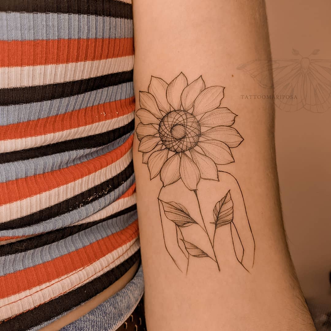 Self Love Flower Tattoo -tattoomariposa