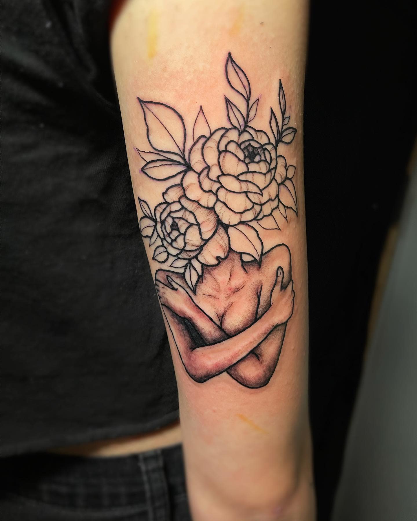 Self Love Flower Tattoo -wynningtattoos