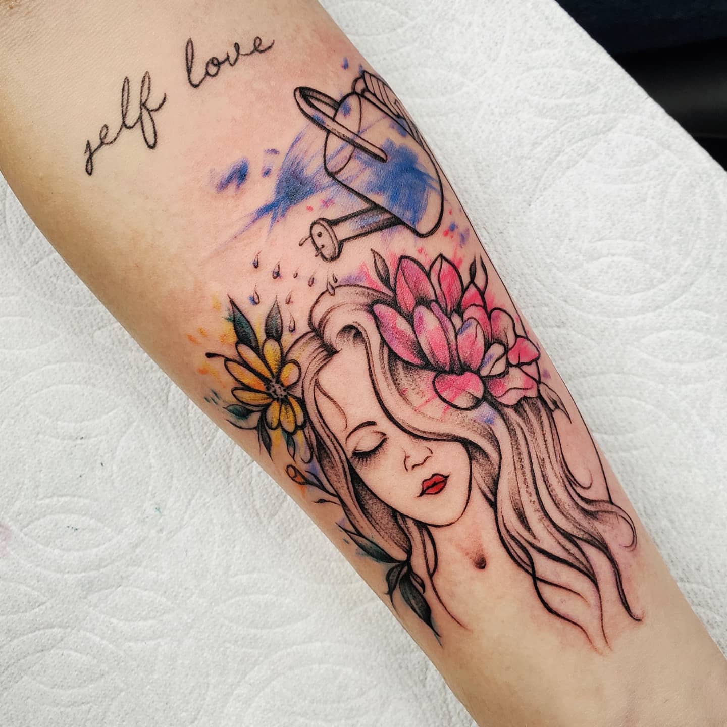 Self Love Girl Tattoo -razo_tattoo