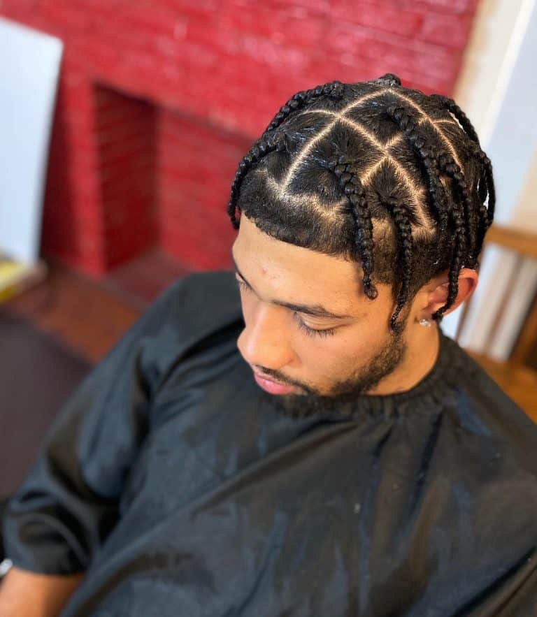 11 Creative Box Braids Hairstyles for Men [2024 Style Guide]