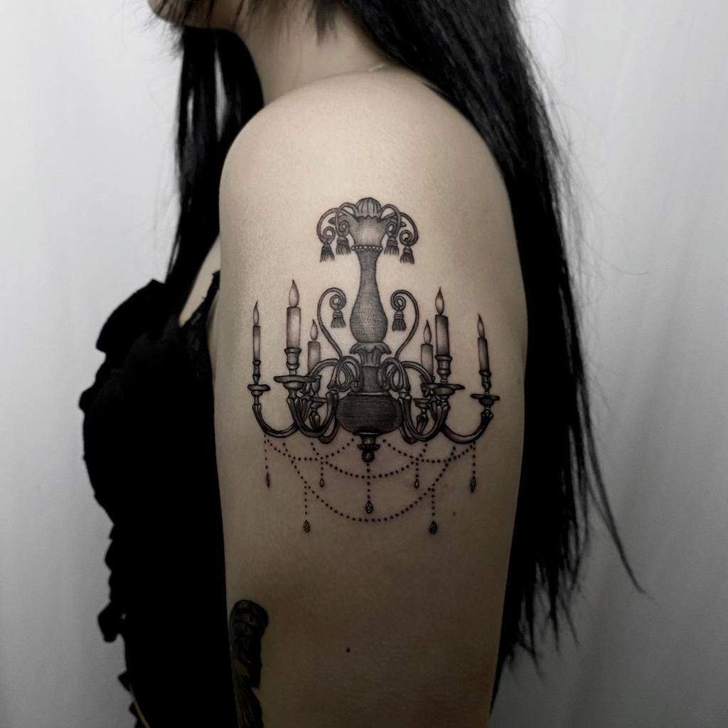 Shoulder Arm Chandelier Tattoo Tattooist Hyedam