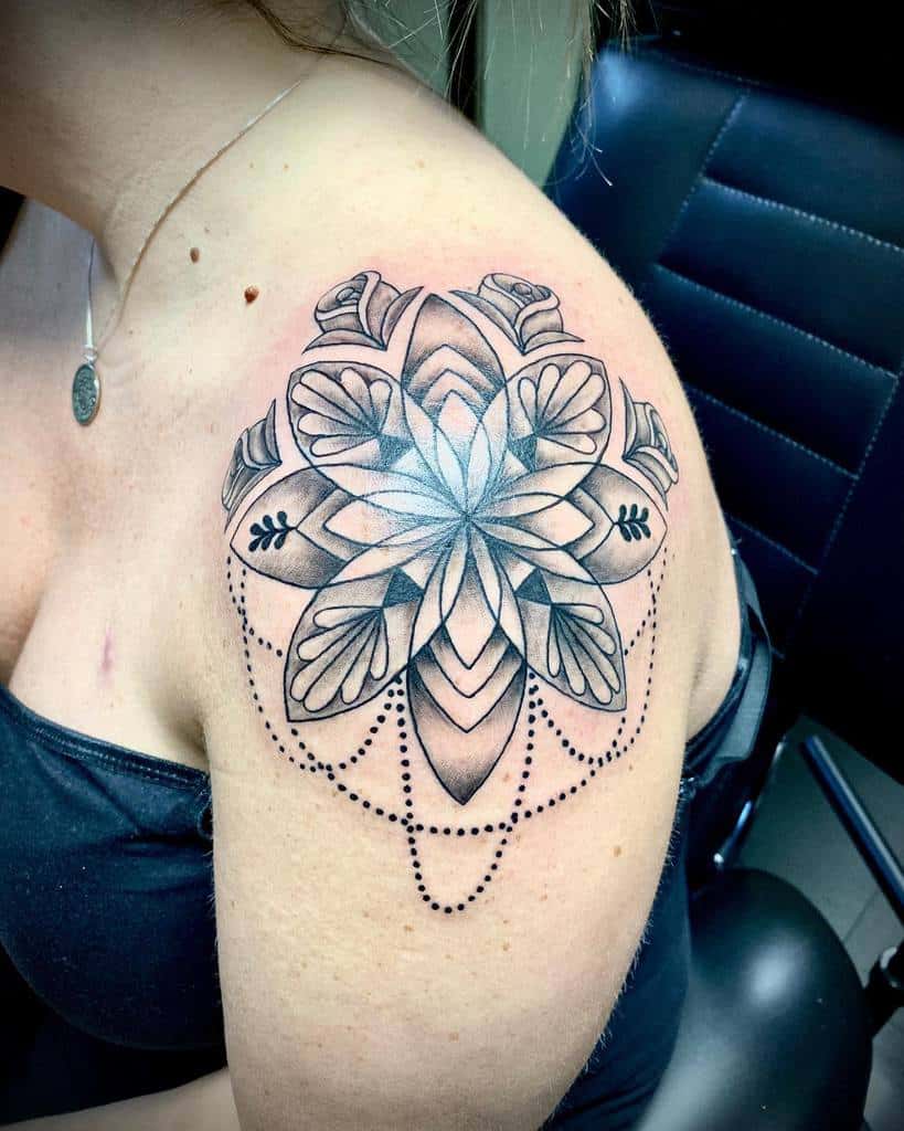 Shoulder Arm Chandelier Tattoo Tattoos By Keeferes