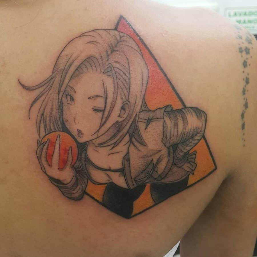 Shoulder Tattoo Dragon Ball Anime