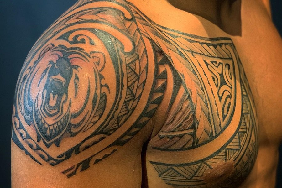 Top 41 Best Tribal Bear Tattoo Ideas – [2021 Inspiration Guide]