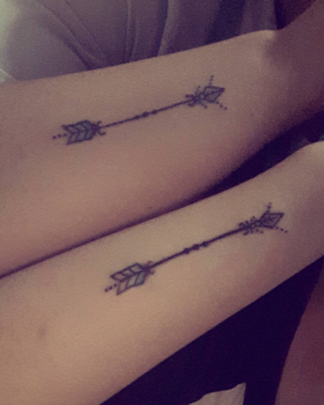 Arrow Sister Siblings Tattoo Ideas -mendezadris
