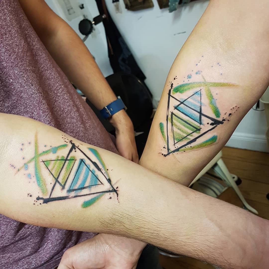Unique Sister Siblings Tattoo Ideas -artofmandyfrank