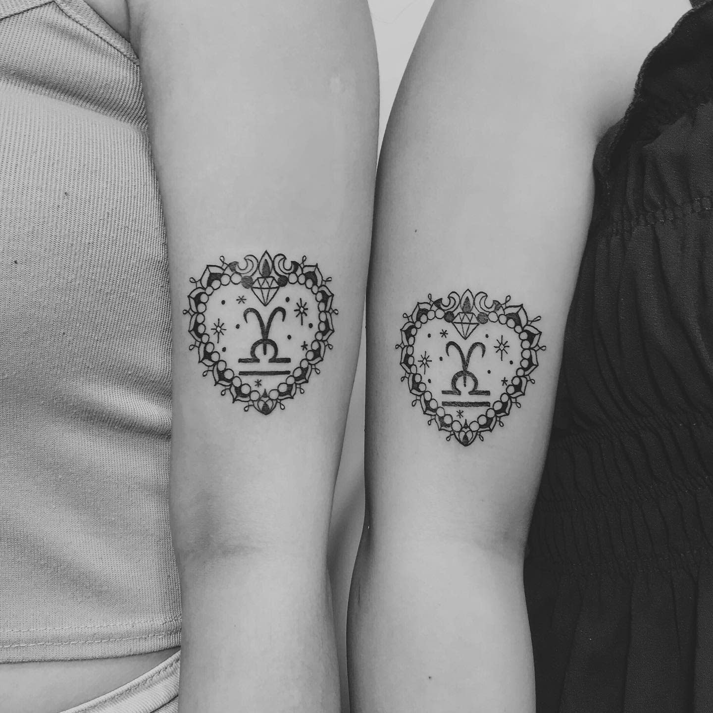 Unique Sister Siblings Tattoo Ideas -karas1nk