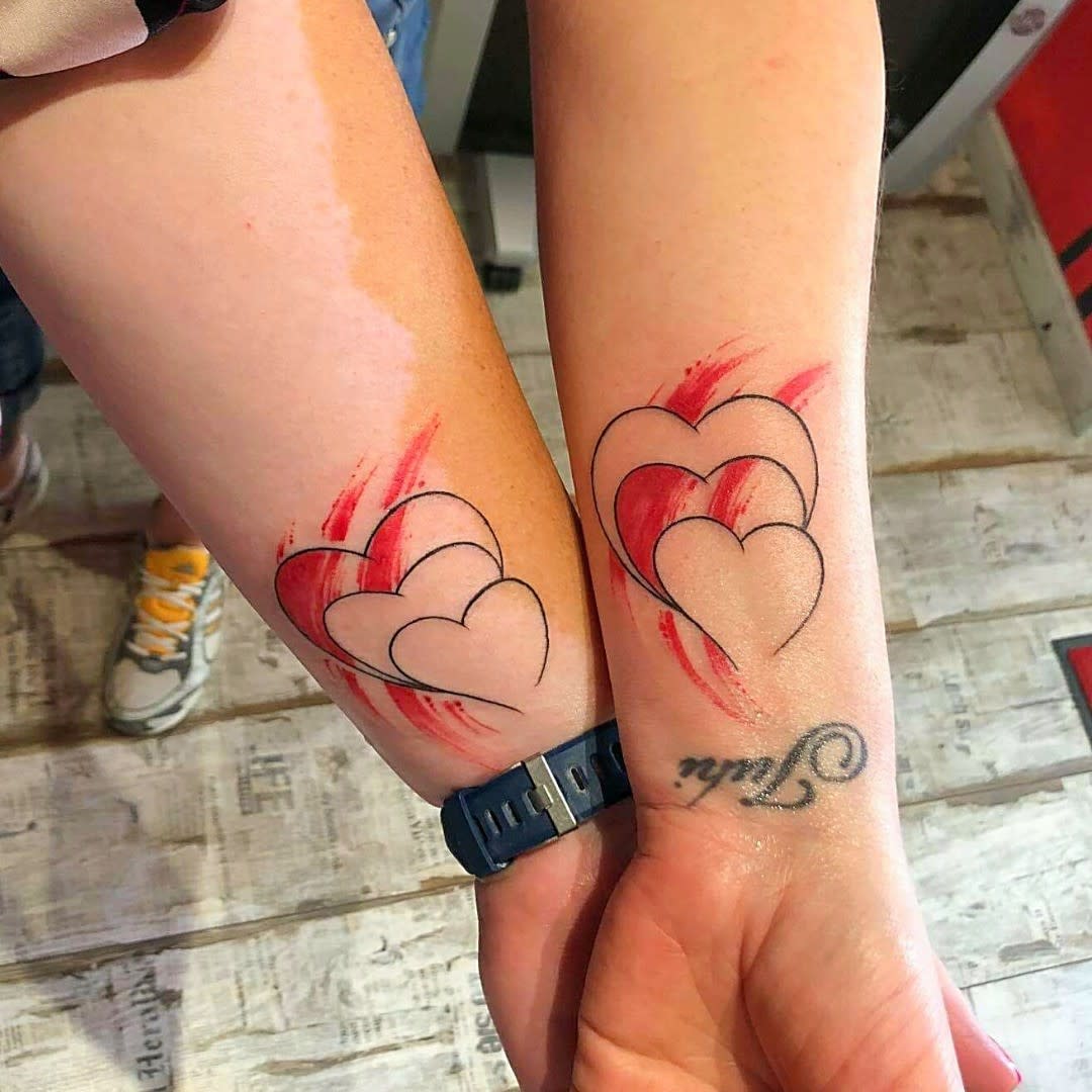 Wrist Sister Siblings Tattoo Ideas -persabia