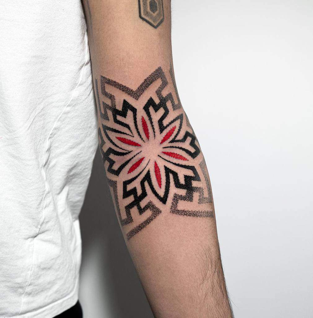 Simple Geometric Tattoo for Men andreba19