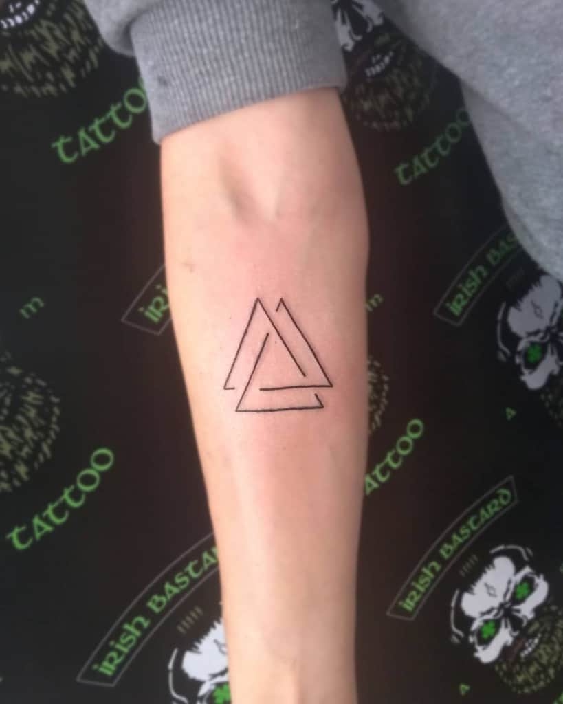 Simple Geometric Tattoo for Men irishbastardtattoo