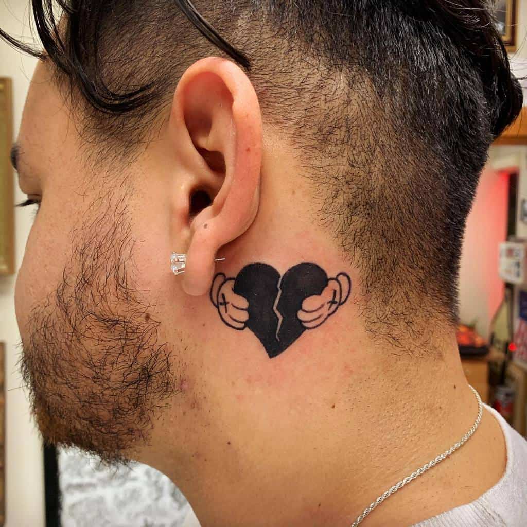 Simple Heart Tattoo for Men mrtragks