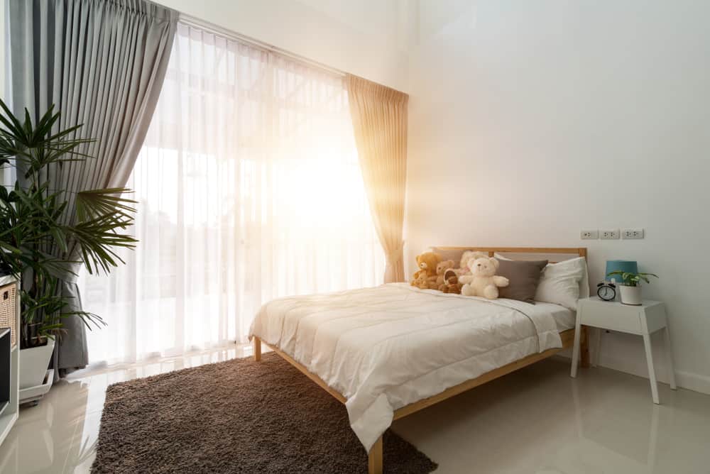 neutral bedroom curtain ideas