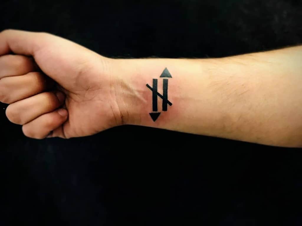 Simple Meaning Tattoo for Men tussledtiptattoos