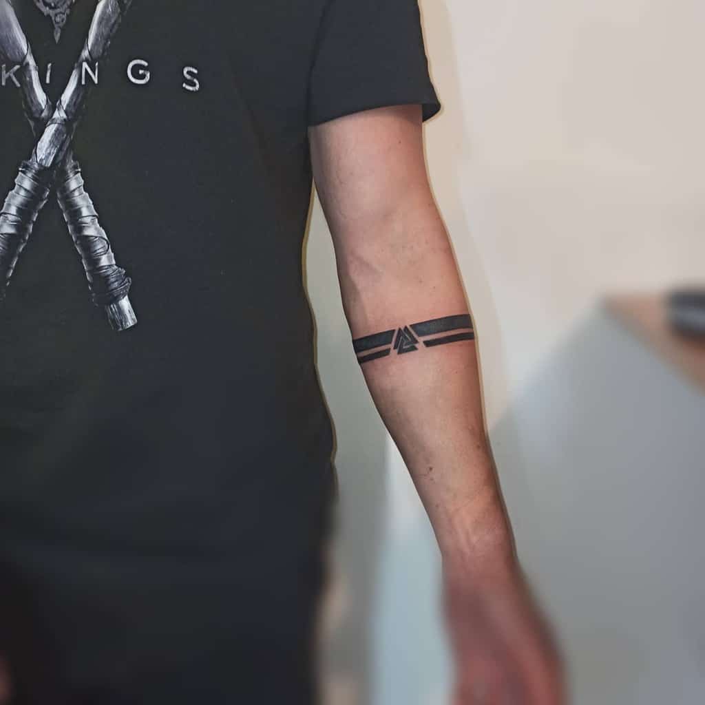 Simple Nordic Arm Tattoos babciadziarka