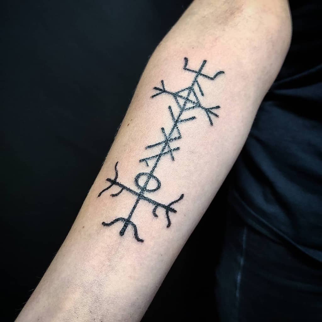 Simple Nordic Arm Tattoos duggantattoo