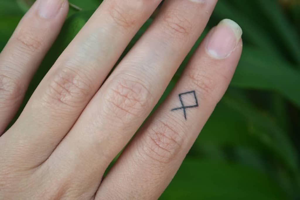 Simple Small Finger Tattoos yugen.tattoo