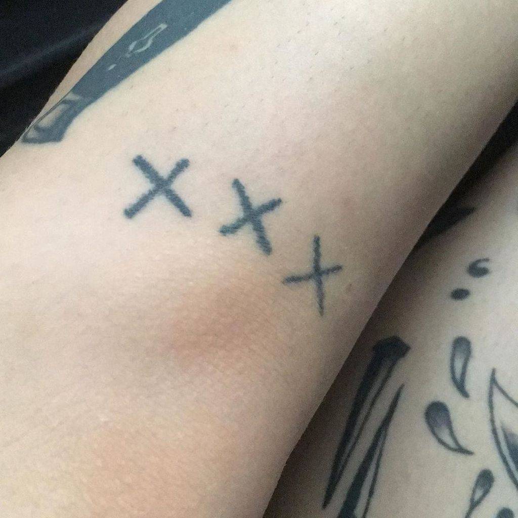 Simple Straight Edge Tattoo Buzzin Bee Ink