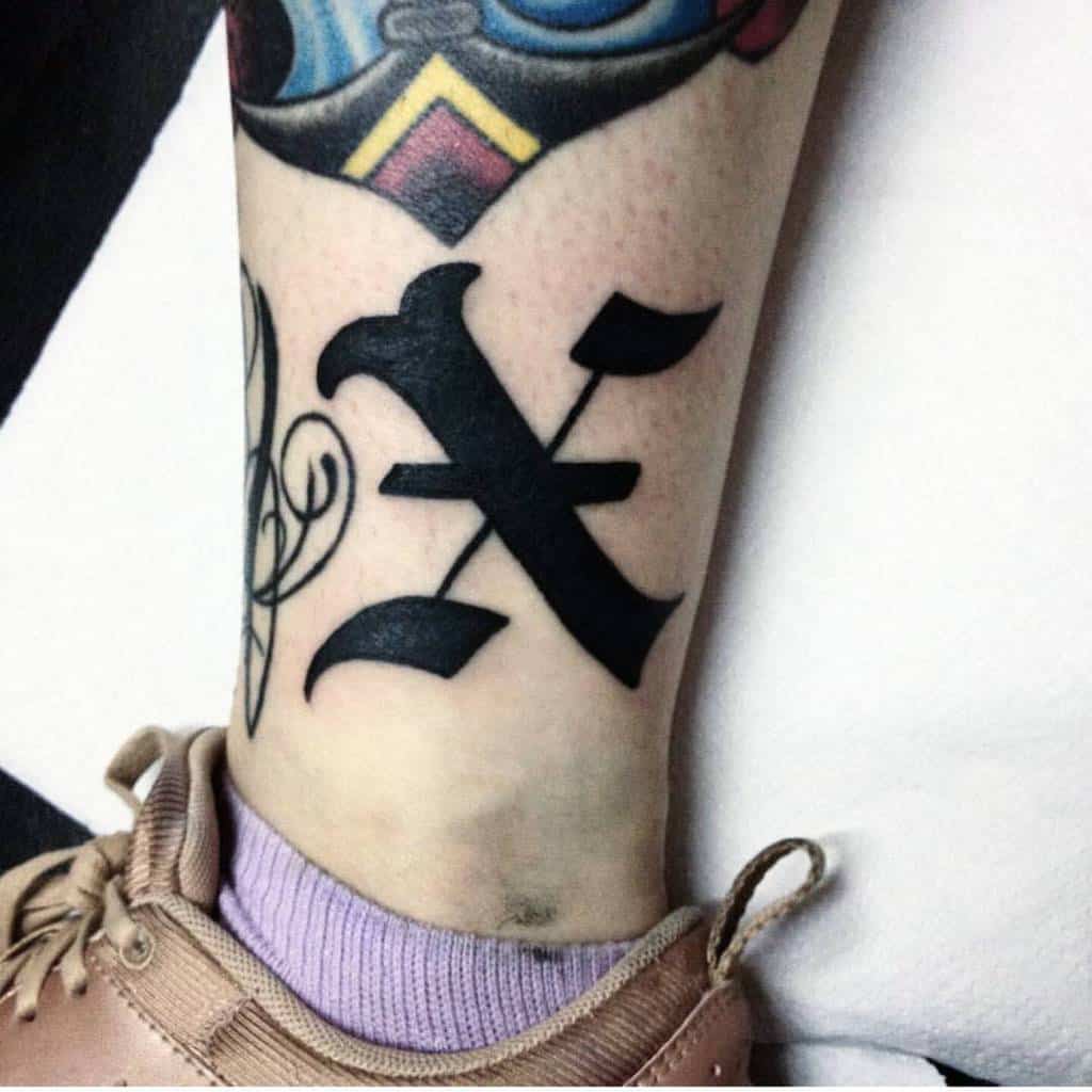 Simple Straight Edge Tattoo Xpokedoll
