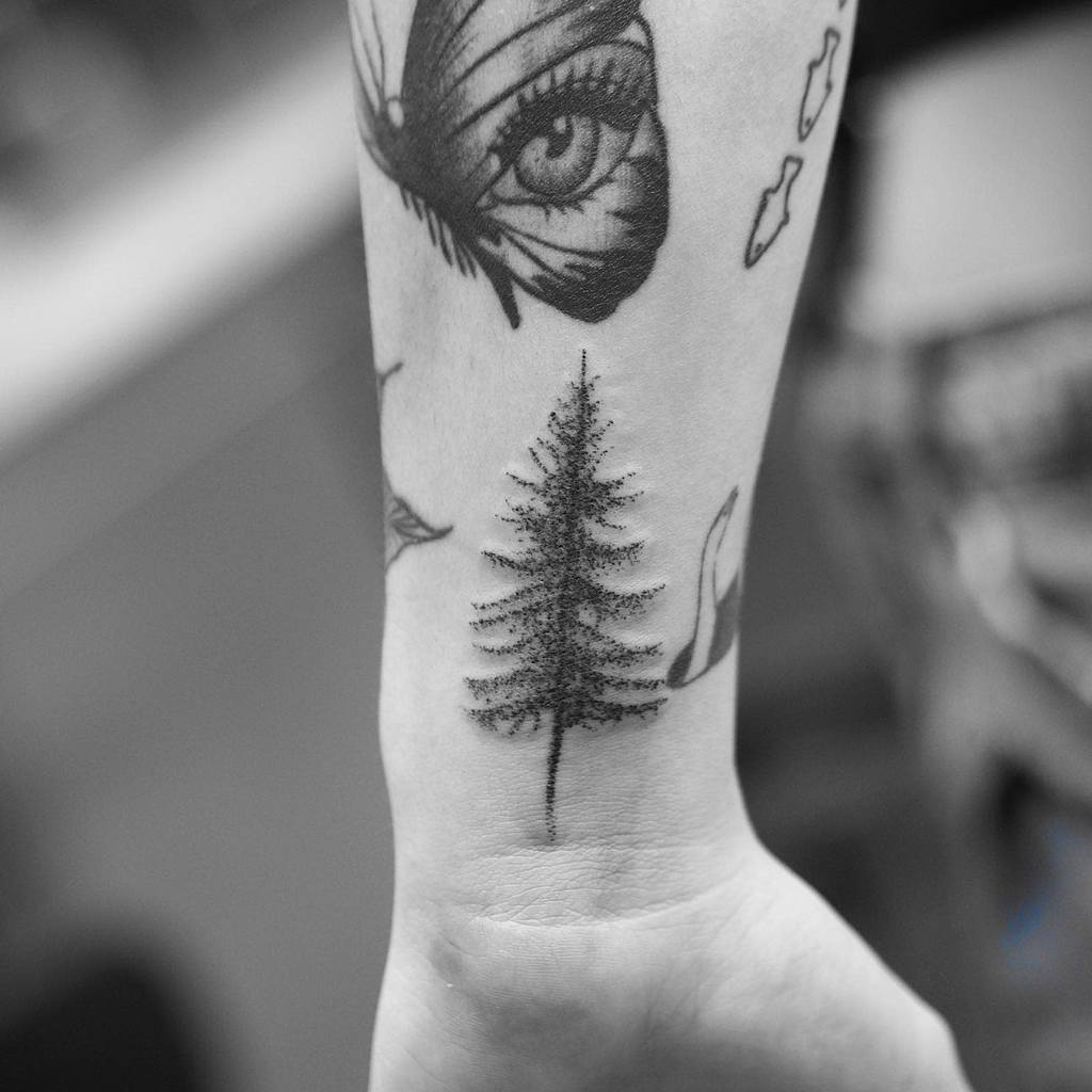 Simple Tree Arm Tattoo fatz.tatz