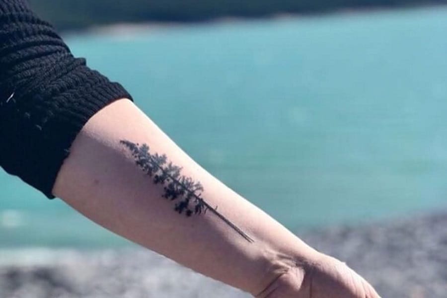 Top 75+ Best Tree Silhouette Tattoo Ideas – [2022 Inspiration Guide]