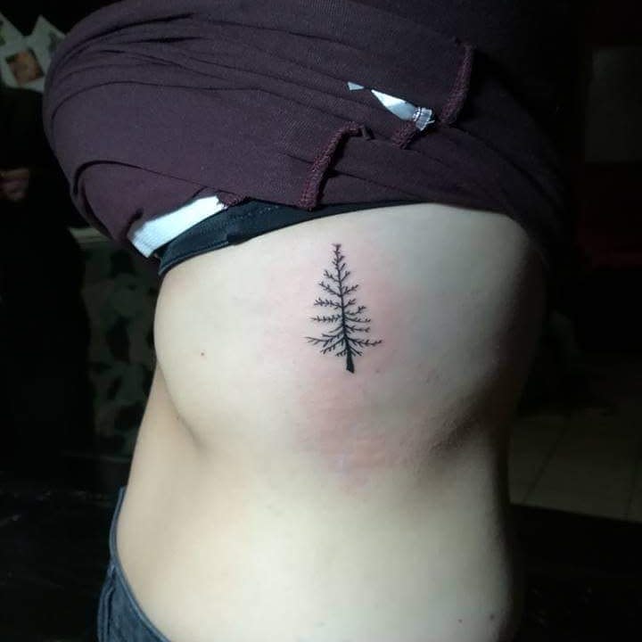 Simple Tree Silhouette Tattoo wredeklooftattoo