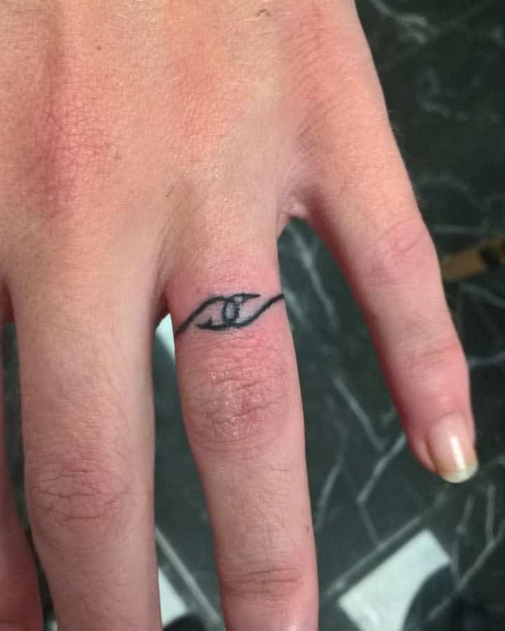 Simple Ring Tattoo Mahana Inkartistry