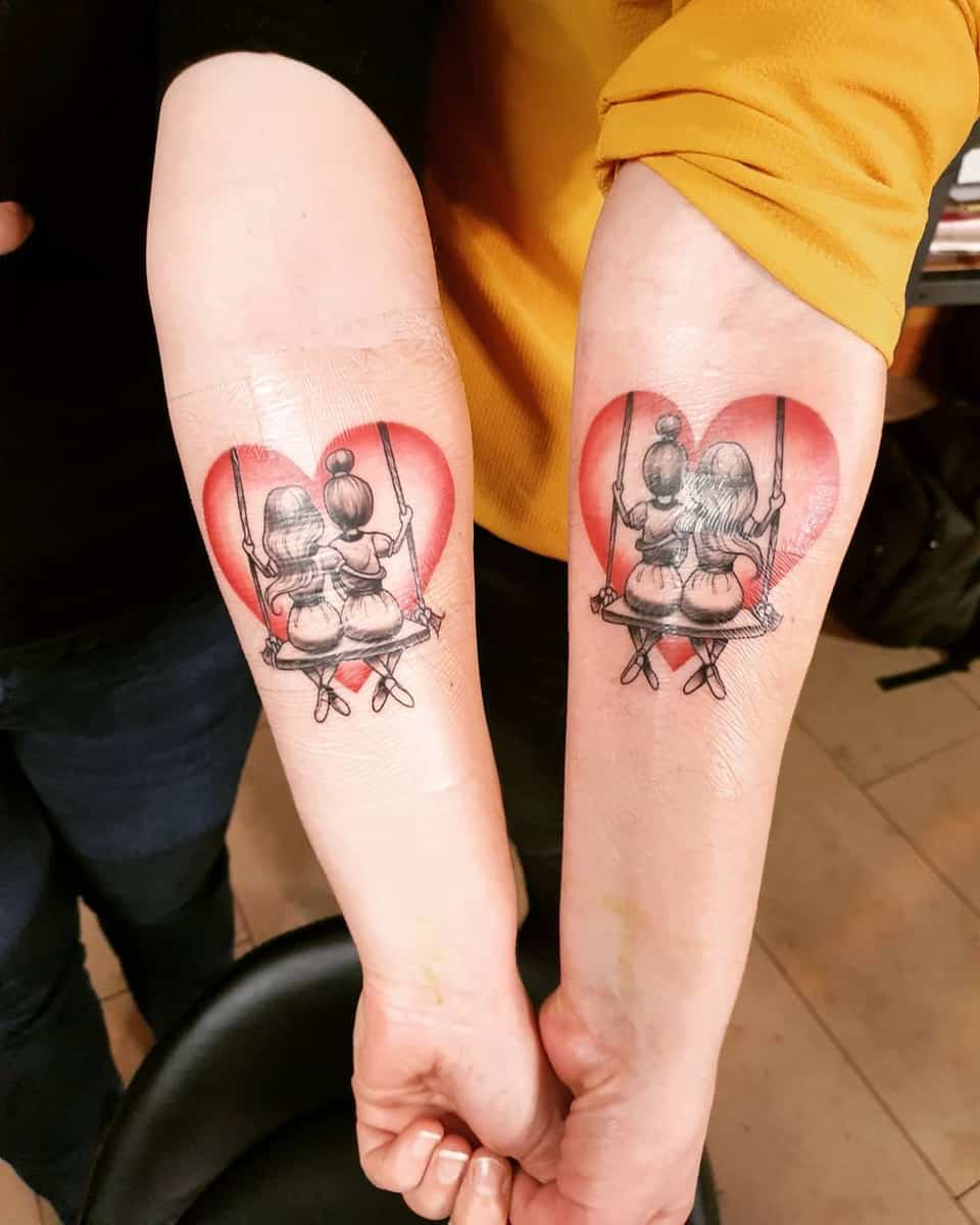 Sister Matching Tattoos katjadunkel