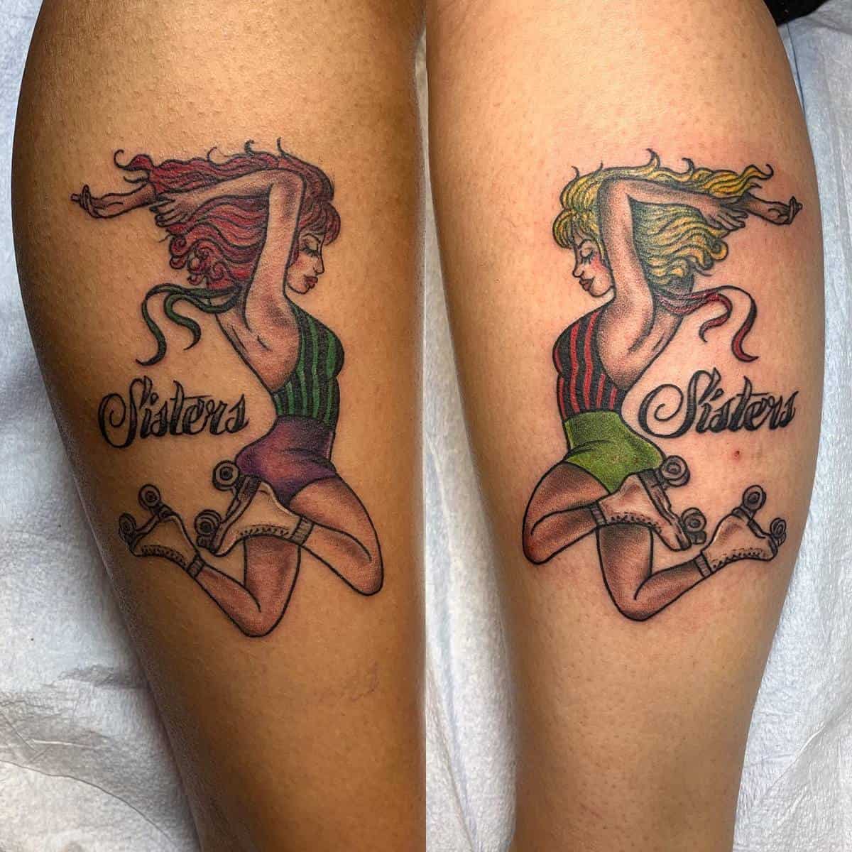Sister Matching Tattoos tattoosbyheathervenable