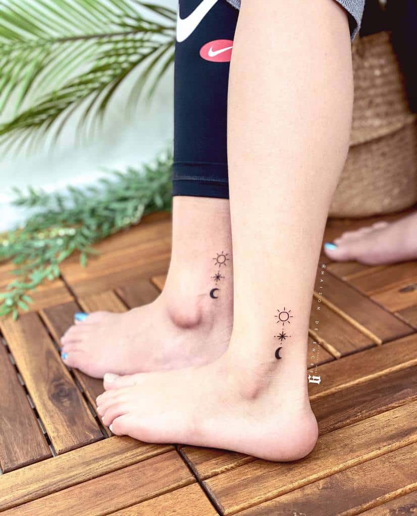 Small Ankle Foot Tattoo For Women Xoxo N1ne.9
