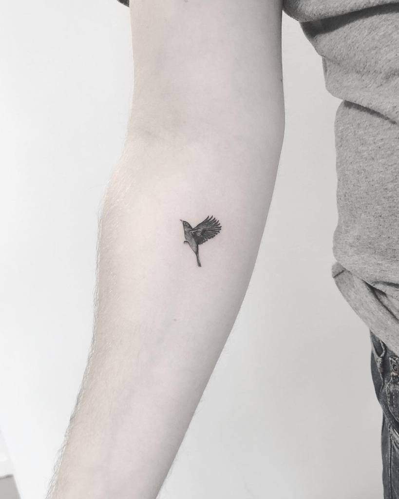 Small Bird Forearm Tattoos Anneliefransson
