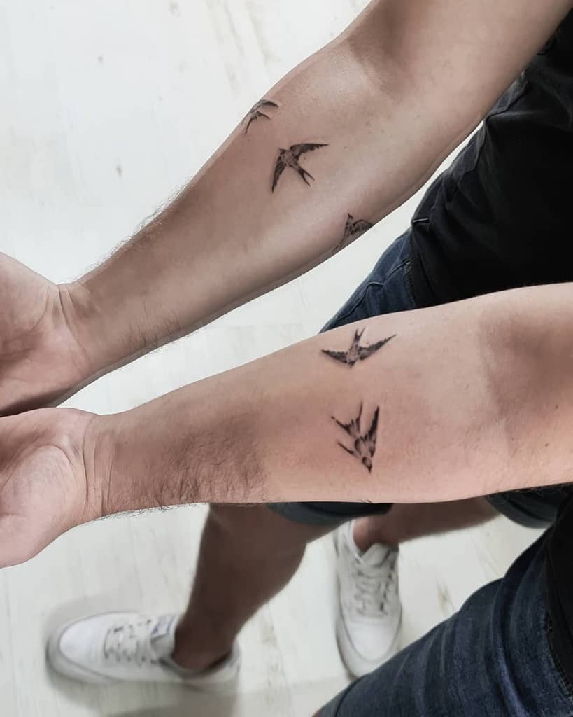 Small Bird Forearm Tattoos Moran Tattoos