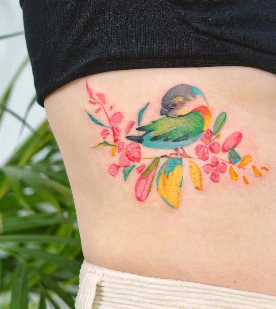 Small Bird Rib Tattoos 9room Tattoo