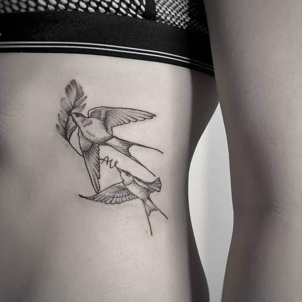 Small Bird Rib Tattoos Prianatatink