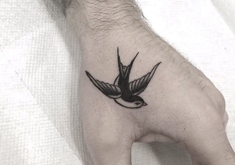 Small Bird Wrist Tattoos Nicholasleetattoo