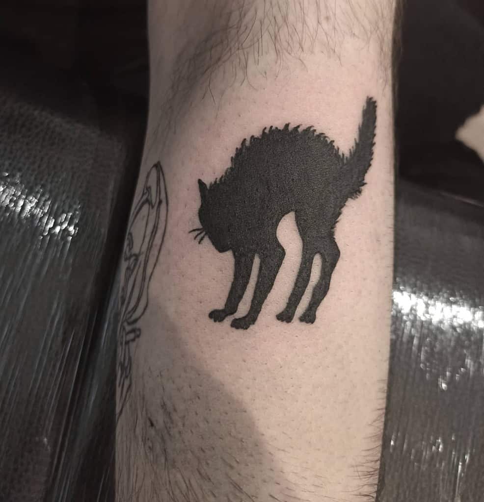 Small Black Cat Tattoos tatt.umi