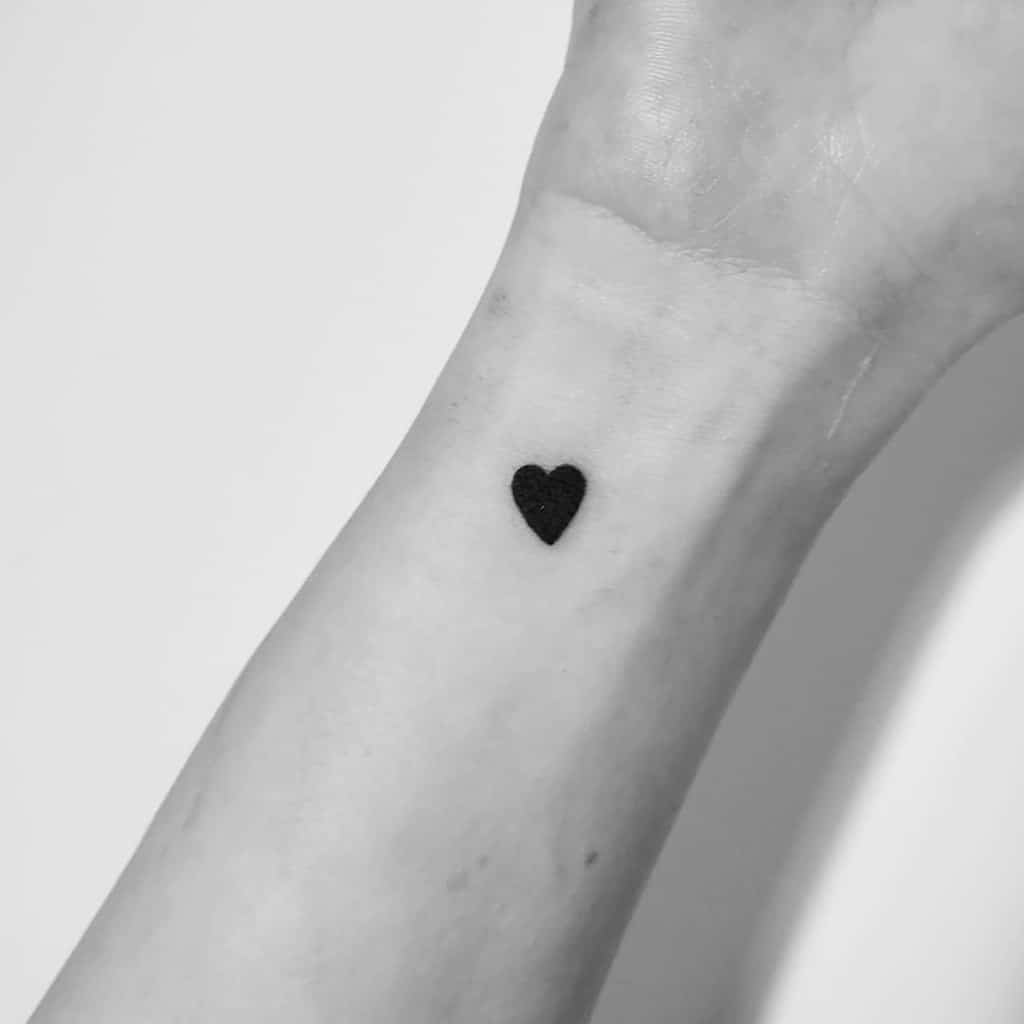 Small Black Heart Tattoo Propuh Tattoo
