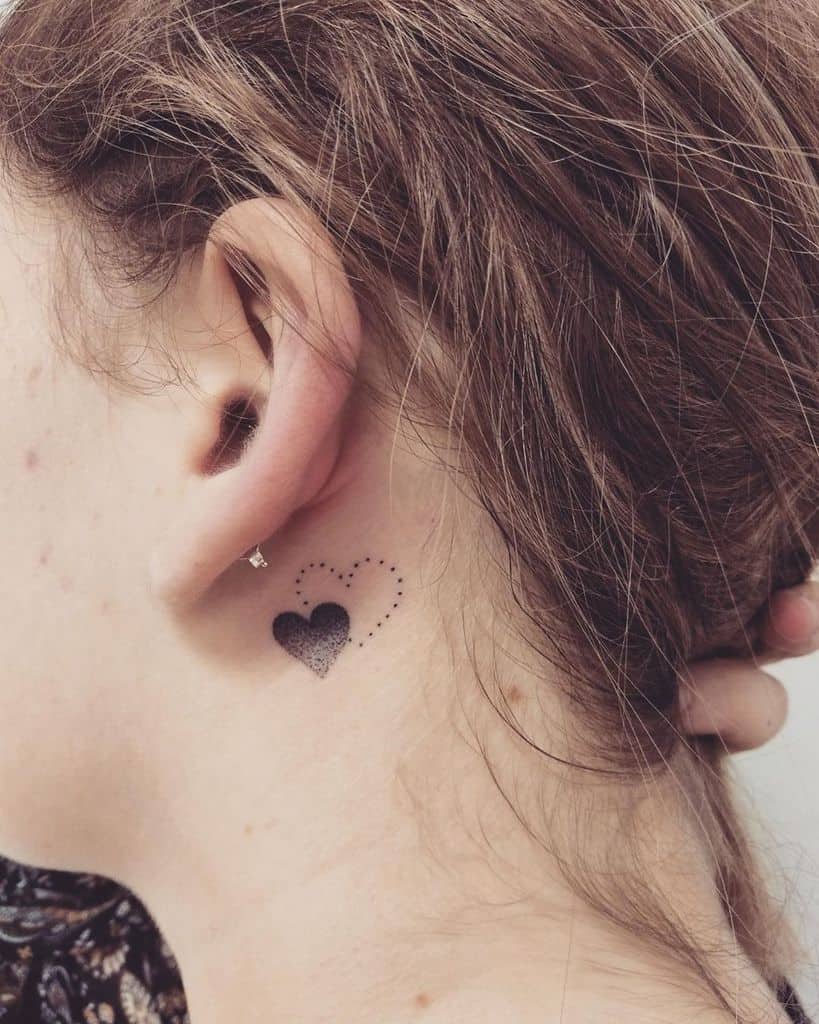 Small Black Heart Tattoo Tinta Creation Tattoo