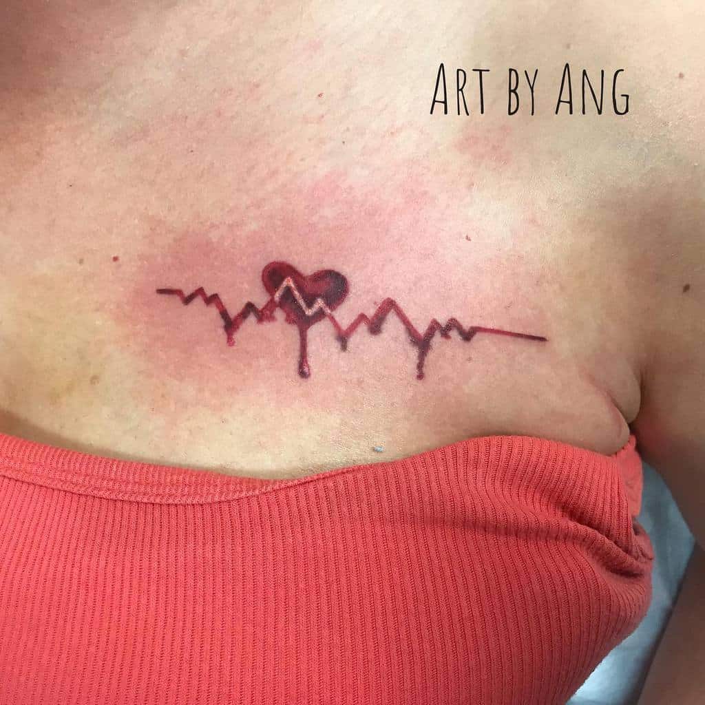 Small Bleeding Heart Tattoo angelwind78