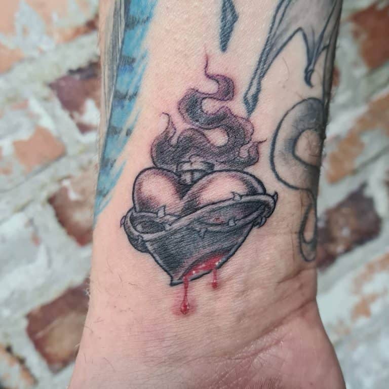 wild bleeding heart tattoo
