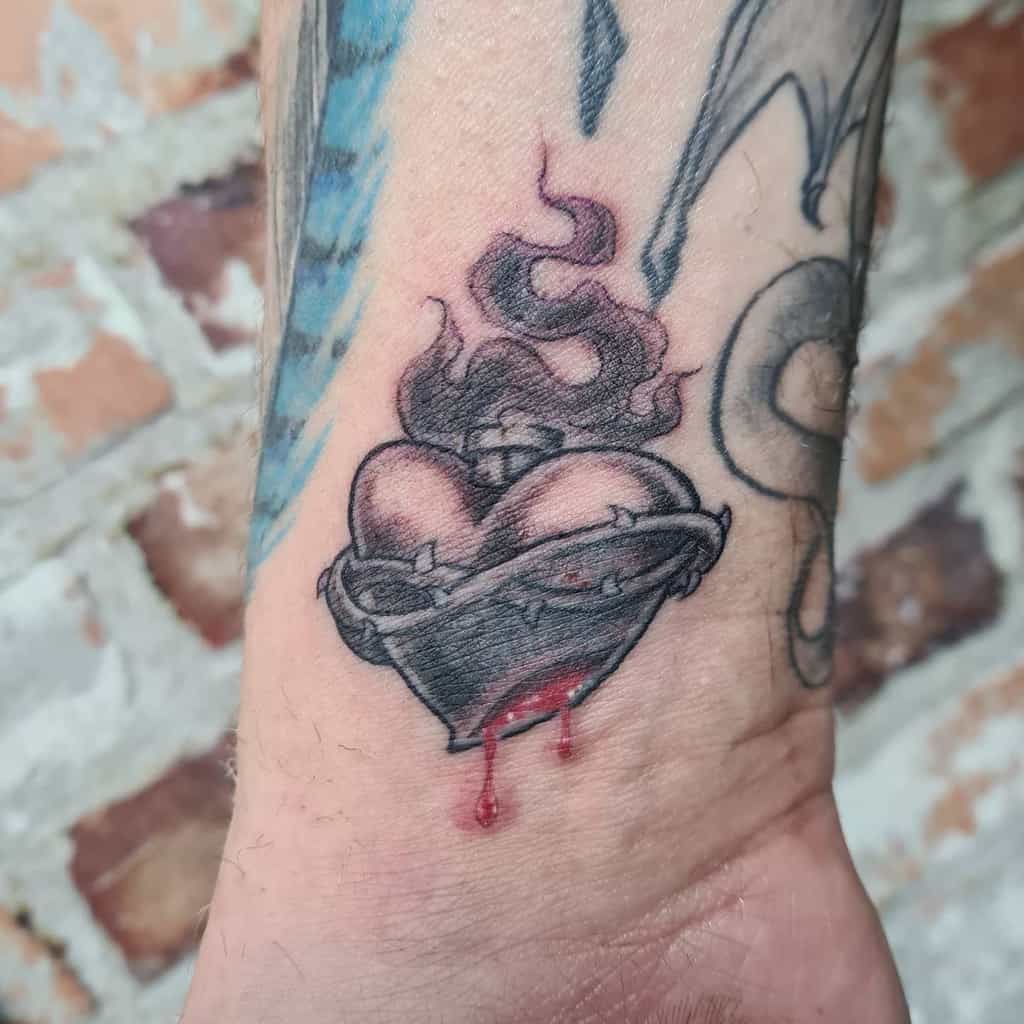 Top 55 Best Bleeding Heart Tattoo Ideas 2021 Inspiration Guide   Small Bleeding Heart Tattoo Snappyalice 