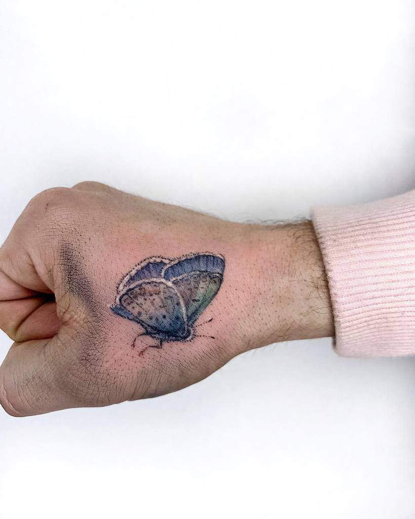 Small Butterfly Hand Finger Tattoos Nimketattoo