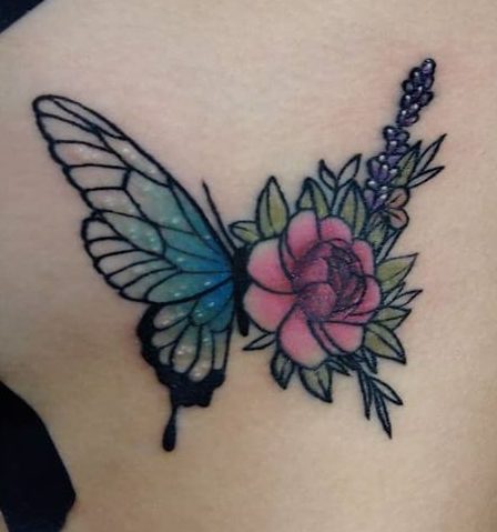 Small Butterfly Rib Tattoos Cbtattoo Art