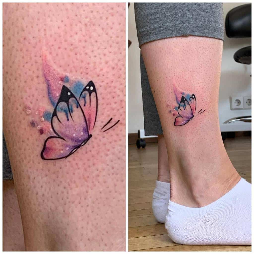 Small Butterfly Tattoo simone.sollai_missk.tattoo