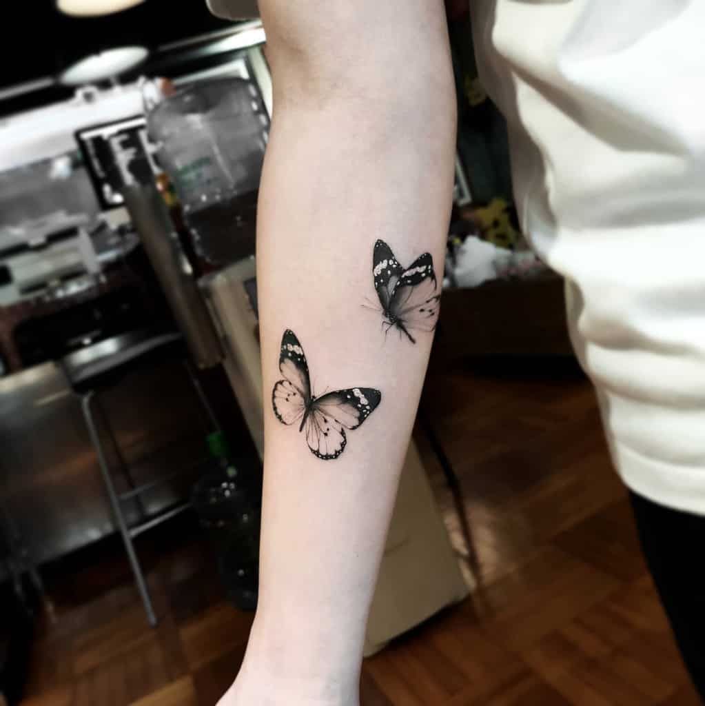 Small Butterfly Tattoo tattoootrd