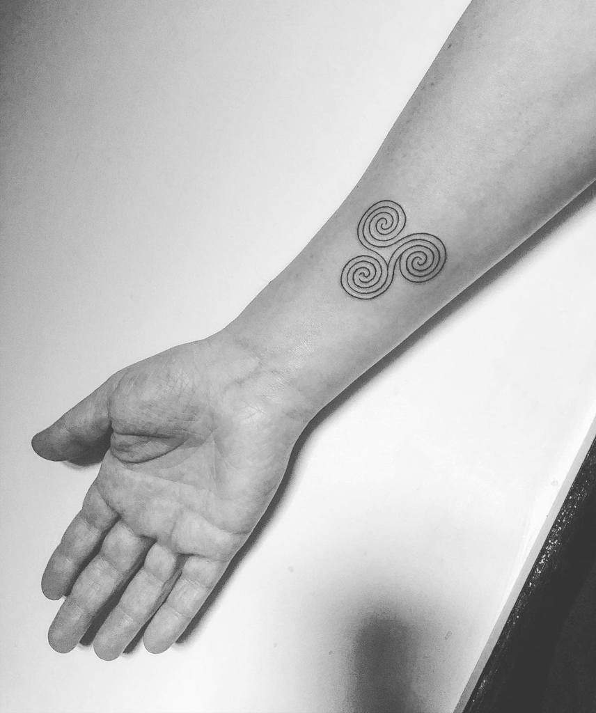 Small Celtic Tribal Tattoo connorbrookstattoos